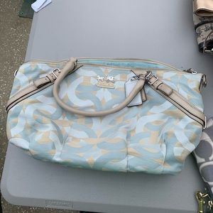 Coach multi color purse
